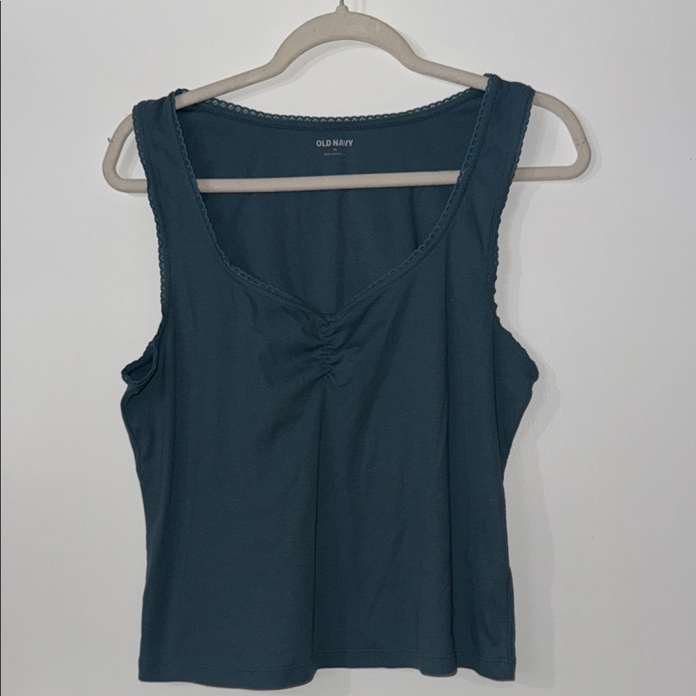 Old Navy Women's Teal Tank Top